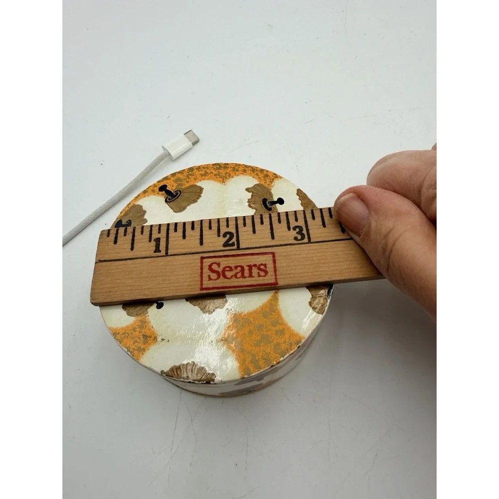 Vintage COTY AIRSPUN Face Powder 2.3 Oz. Round Box Dresser Decor Partial Full